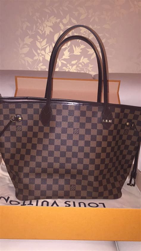 hot stamping louis vuitton neverfull|louis vuitton bag with initials.